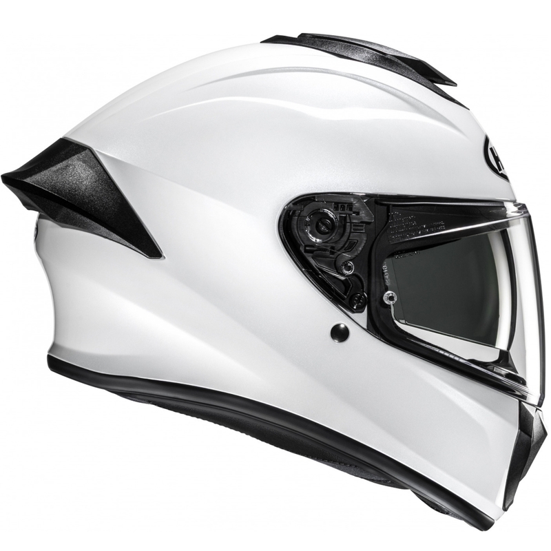 Cască integrală pentru motocicletă HJC C71 Solid, alb perlat
