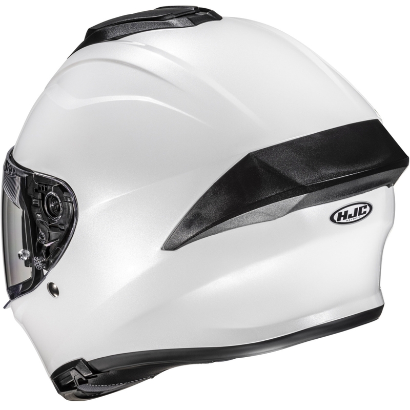 Cască integrală pentru motocicletă HJC C71 Solid, alb perlat