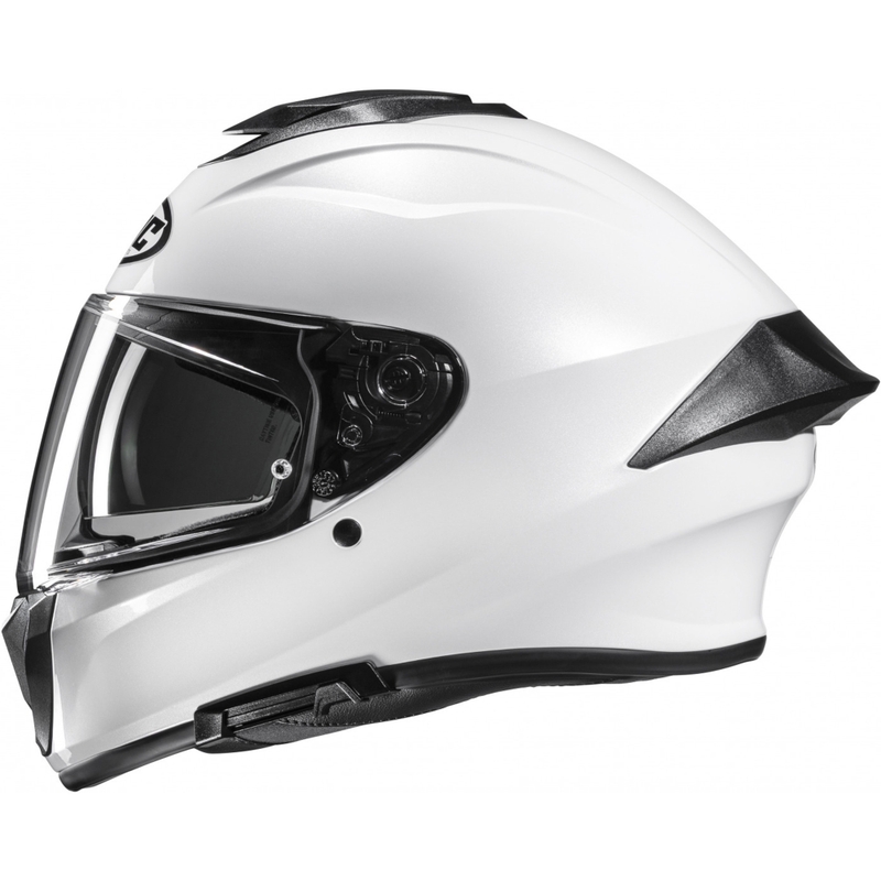 Cască integrală pentru motocicletă HJC C71 Solid, alb perlat