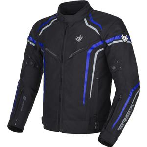Geacă de motocicletă RSA Compact 2 negru-gri-albastru