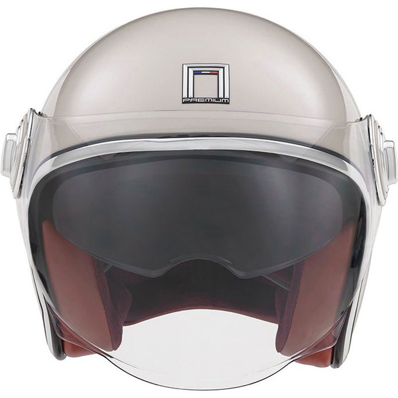 Cască NOX PREMIUM Heritage open face roz șampanie