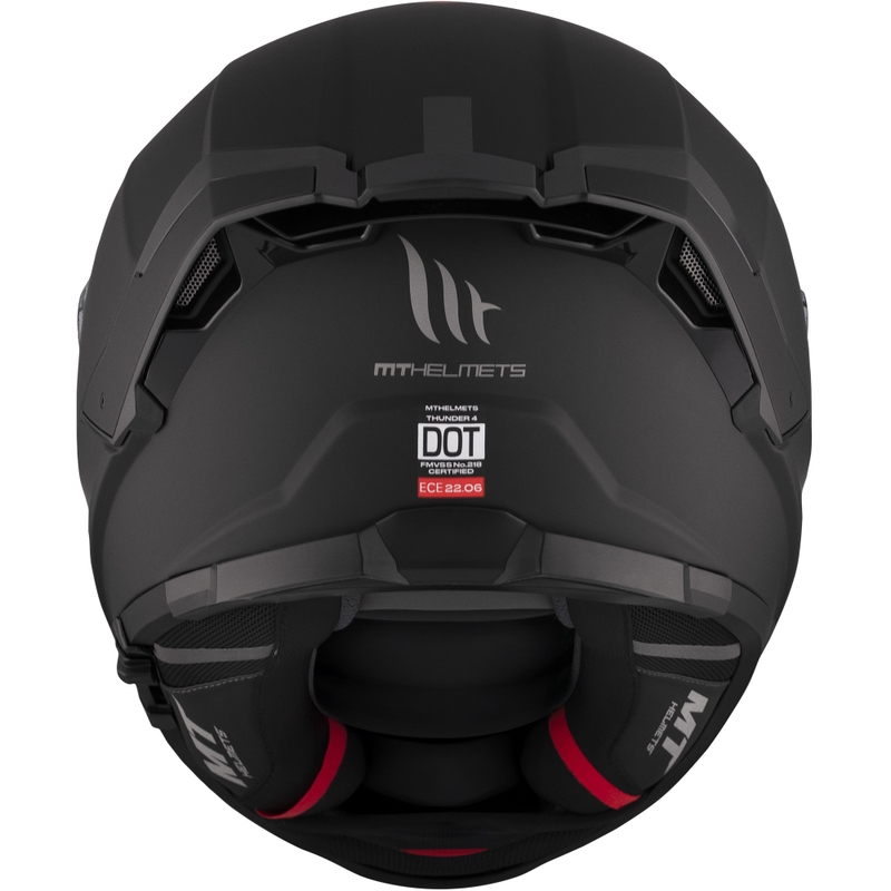Cască integrală pentru motocicletă MT FF118SV Thunder 4 SV negru mat