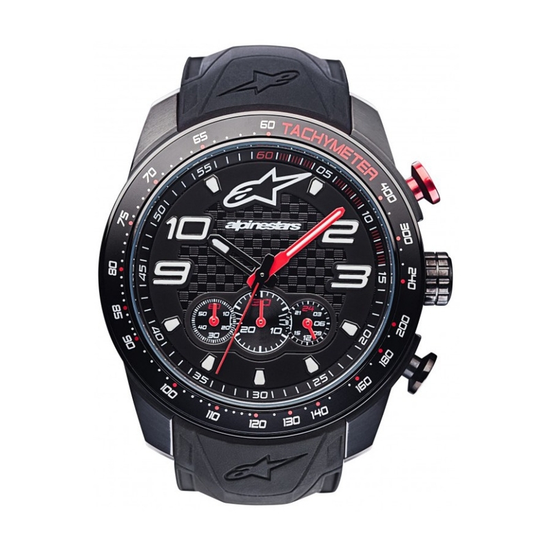 Alpinestars Tech Chrono PVD PVD negru-roșu ceas