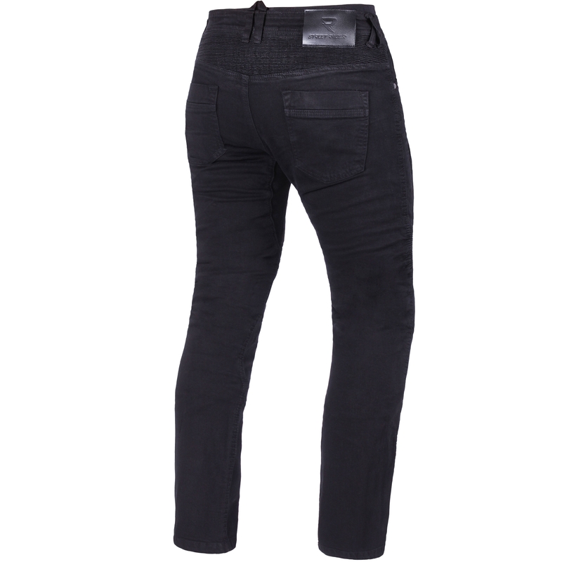Blugi motocicletă Street Racer Stretch II CE negri