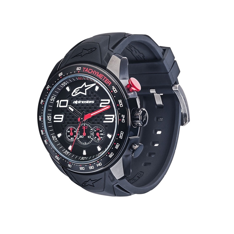 Alpinestars Tech Chrono PVD PVD negru-roșu ceas