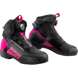 Cizme de motocicleta Shima Edge Vent de dama negru-roz
