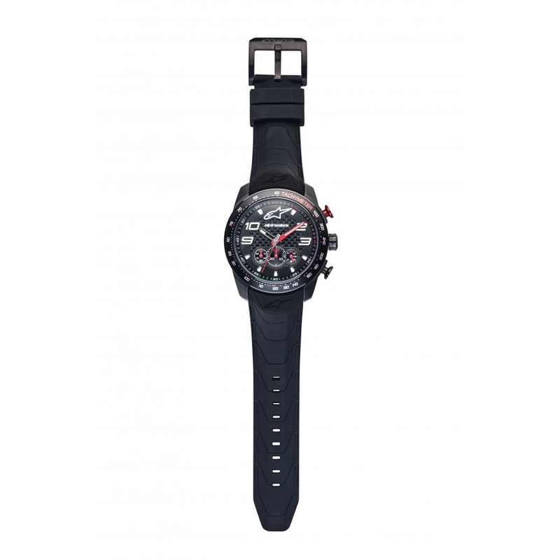 Alpinestars Tech Chrono PVD PVD negru-roșu ceas