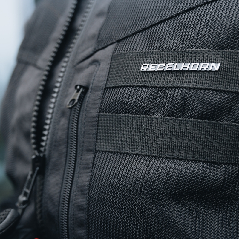 Geacă de motocicletă Rebelhorn Scandal II neagră