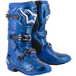 Cizme moto Alpinestars Tech 10 albastru-negru-alb