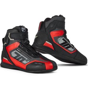 Cizme moto SEVENTY DEGREES SD-BR3 Veloce PRO negru-rosu