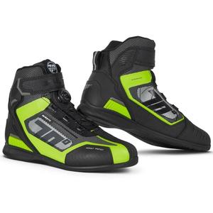 Ghete moto SEVENTY DEGREES SD-BR3 Veloce PRO negru-galben fluo