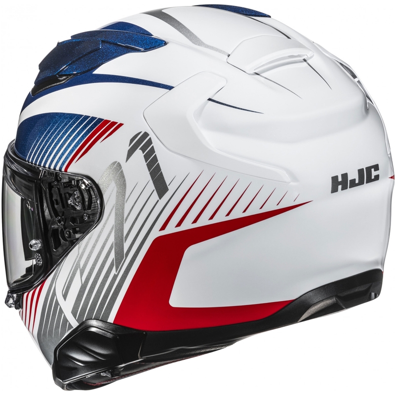 Cască integrală pentru motocicletă HJC F71 Catos MC21 alb-albastru-roșu