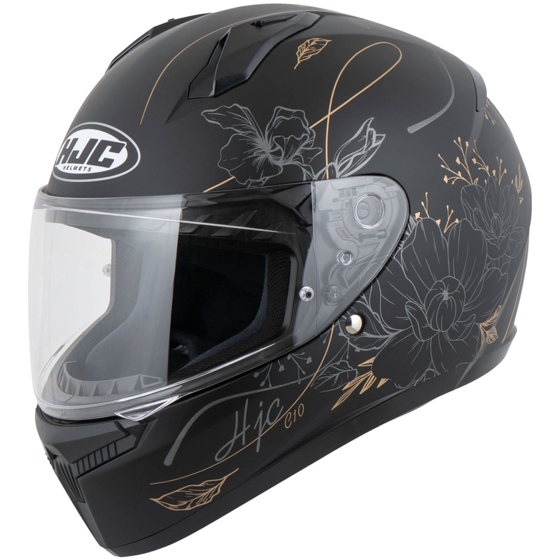 Cască integrală pentru motocicletă HJC C10 Epik MC9SF negru-auriu