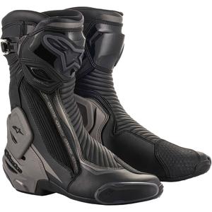 Ghete Moto Alpinestars SMX Plus 2 Negru-Gri Inchis