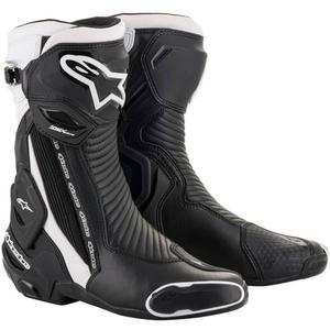 Cizme moto Alpinestars SMX Plus 2 alb-negru