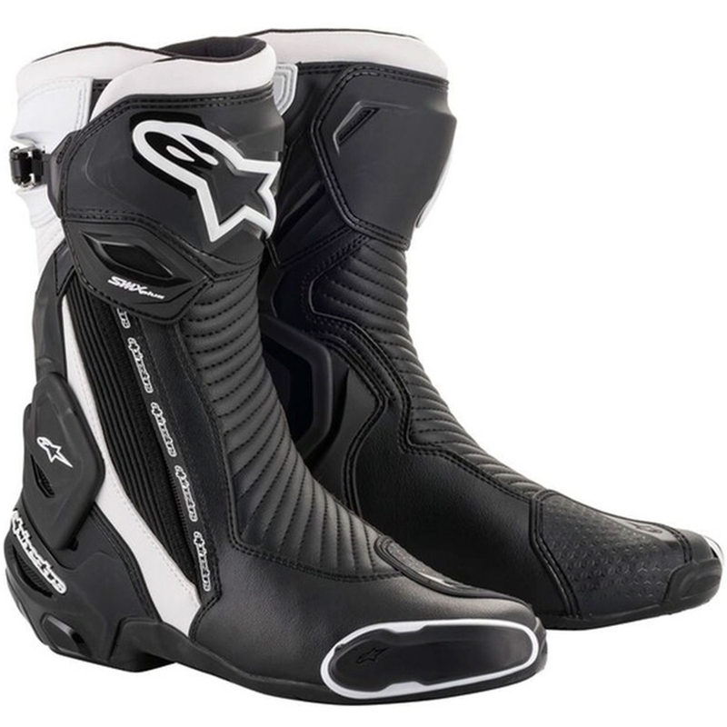 Cizme moto Alpinestars SMX Plus 2 alb-negru