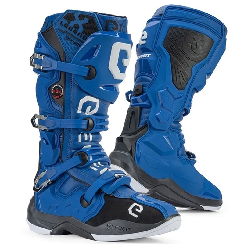 Eleveit X-Legend cizme de motocicletă albastru
