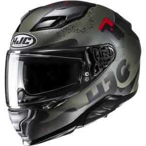 Cască integrală pentru motocicletă HJC F71 Faco MC1SF kaki-negru