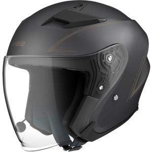 Cască de motocicletă deschisă SENA Outstar S negru mat