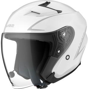 Cască de motocicletă deschisă SENA Outstar S alb lucios