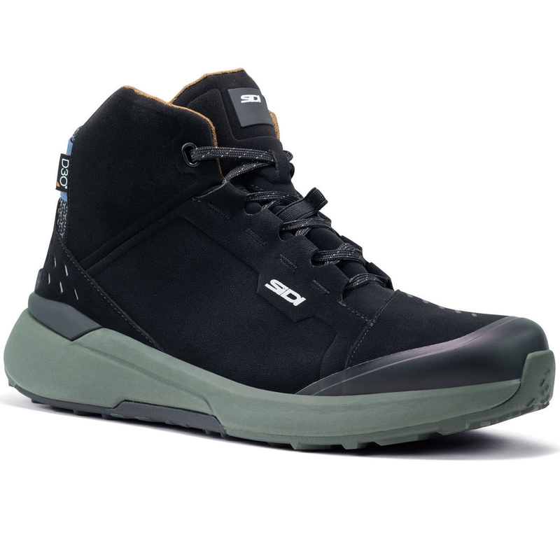 Ghete moto SIDI NUCLEUS Suede WP negru-verde