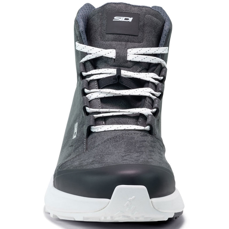 Ghete moto SIDI NUCLEUS Suede WP negru-alb