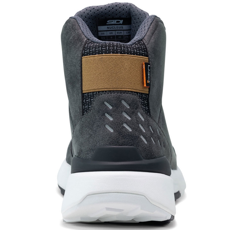 Ghete moto SIDI NUCLEUS Suede WP negru-alb