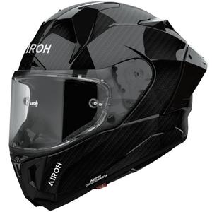 Cască integrală pentru motocicletă Airoh GP800 Carbon, neagră lucioasă