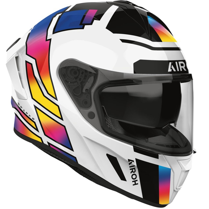 Cască integrală pentru motocicletă Airoh SPARK 2 Livery, culoare curcubeu strălucitor