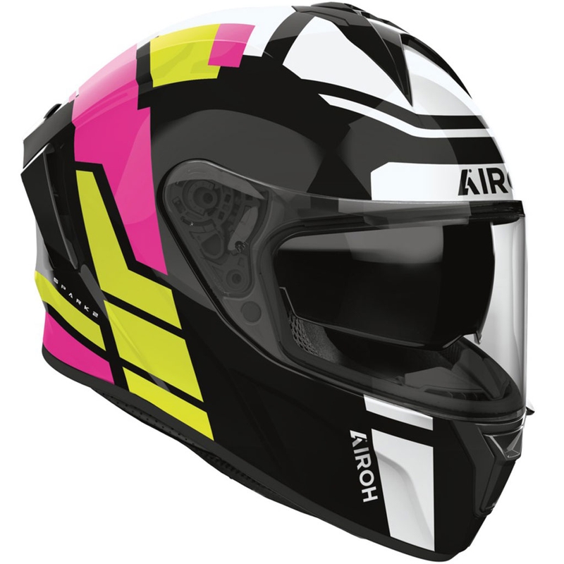 Cască integrală de motocicletă Airoh SPARK 2 Livery, culoare mentă lucioasă