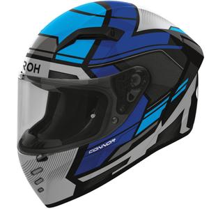 Cască integrală de motocicletă Airoh CONNOR Ego, albastru lucios