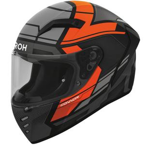 Cască integrală pentru motocicletă Airoh CONNOR Ego, portocaliu mat