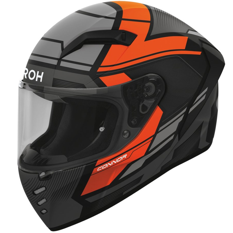 Cască integrală pentru motocicletă Airoh CONNOR Ego, portocaliu mat