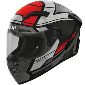 Cască integrală de motocicletă Airoh CONNOR Ego, roșie lucioasă