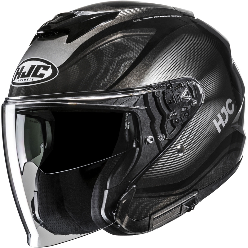 Cască de motocicletă deschisă HJC i40N Vision MC5 negru-alb