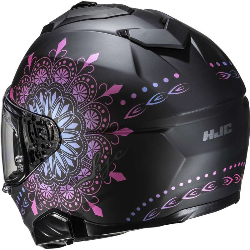 Cască integrală pentru motocicletă HJC i71 Niel MC28SF negru-roz