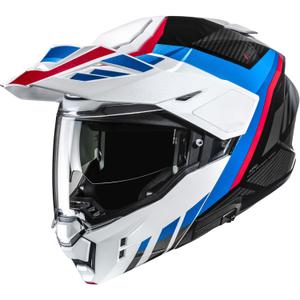 Cască de motocicletă pliabilă HJC i80 Imes MC21 negru-alb-albastru-roșu