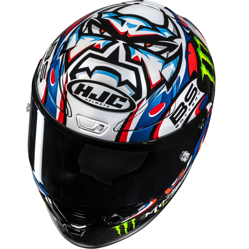 Casca moto integrala HJC RPHA 1 V2 CARBON Quartararo Le Mans III MC25 multicolor