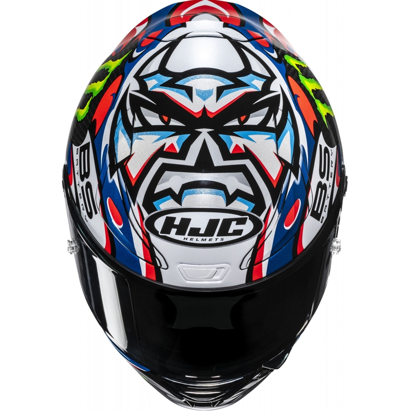 Casca moto integrala HJC RPHA 1 V2 CARBON Quartararo Le Mans III MC25 multicolor