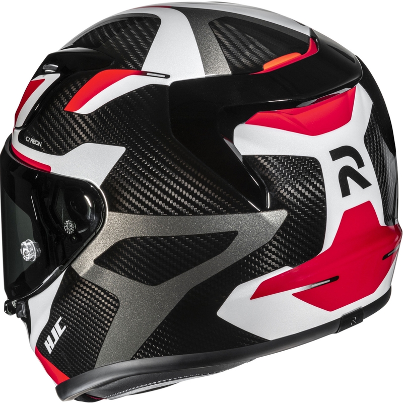 Cască integrală pentru motocicletă HJC RPHA 12 CARBON Xentra MC1 negru-alb-roșu