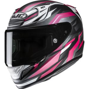 Cască integrală pentru motocicletă HJC RPHA 12 Dravix MC3H negru-gri-roz