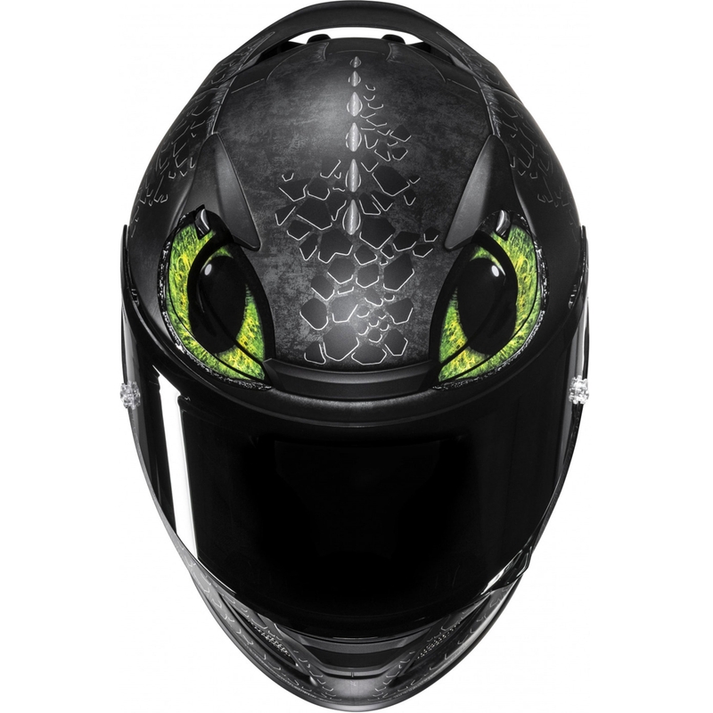 Cască integrală pentru motocicletă HJC RPHA 12 Toothless II Universal MC4SF neagră