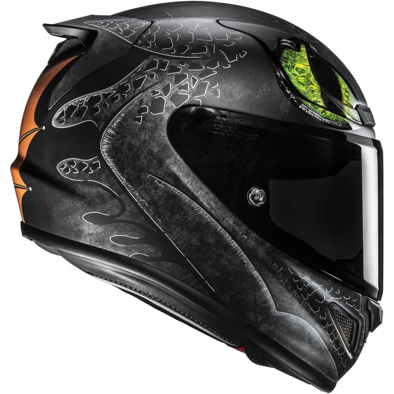 Cască integrală pentru motocicletă HJC RPHA 12 Toothless II Universal MC4SF neagră