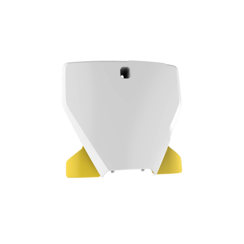 Suport de numar POLISPORT White bd/Green DB
