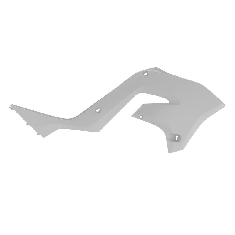 Radiator Scoops POLISPORT restyling Alb pentru KAWASAKI KX 125 2003-2008, KAWASAKI KX 250 2T 2003-2008