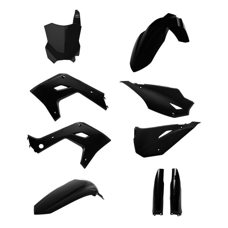 Kit plastice POLISPORT restyling Negru