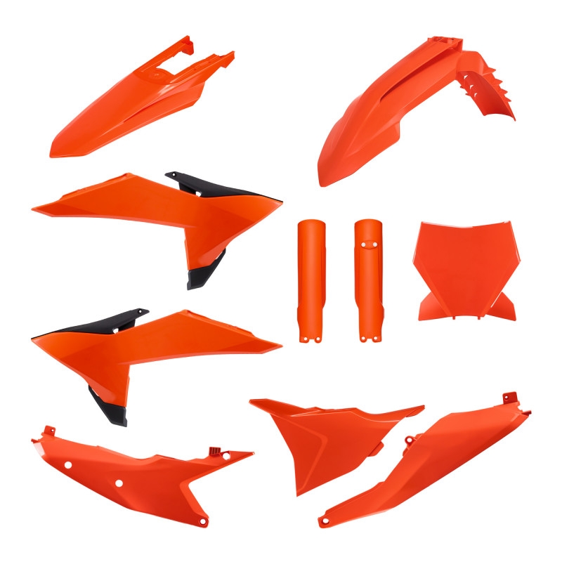 Kit plastice POLISPORT Portocaliu