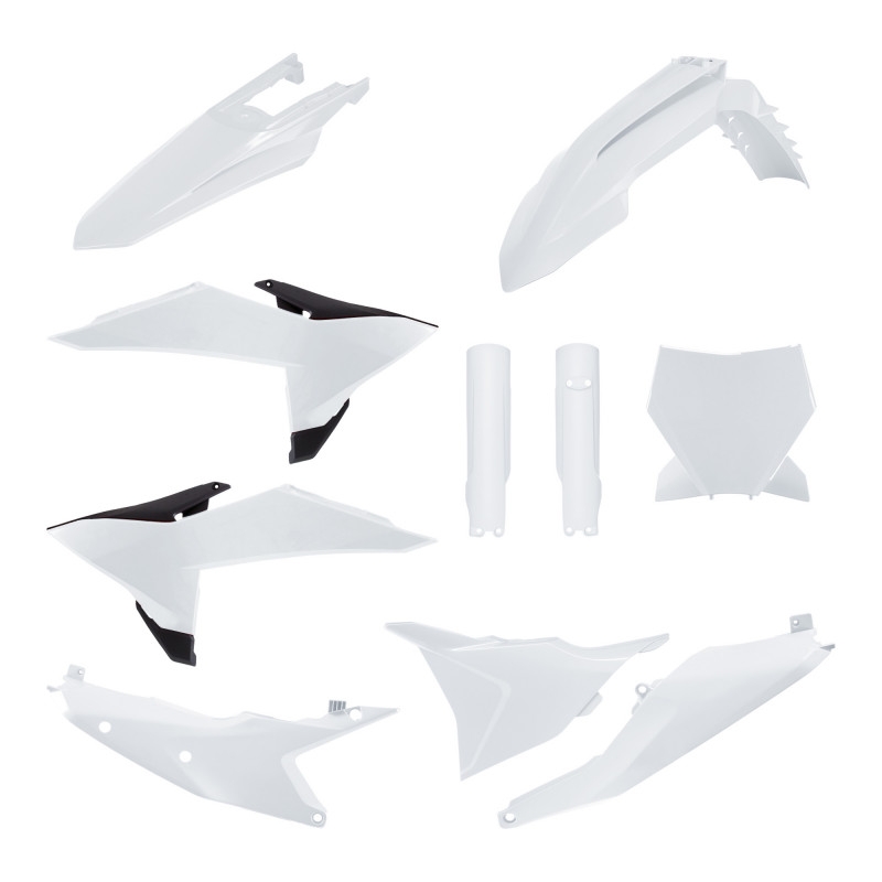 Kit plastice POLISPORT Alb