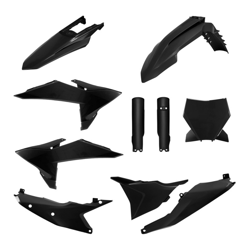 Kit plastice POLISPORT Negru