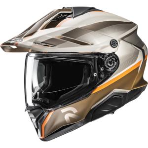 Cască de motocicletă enduro HJC RPHA 60 Arbre MC7SF maro-bej-portocaliu